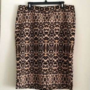Leopard Print Skirt